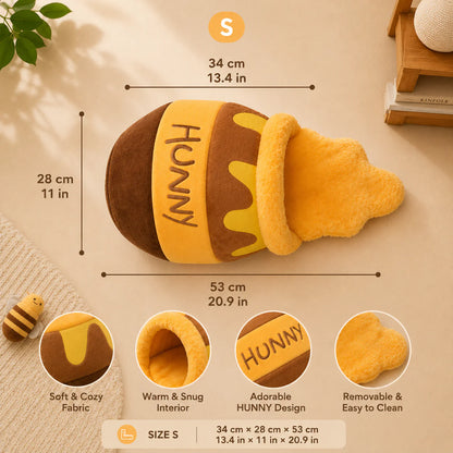 HunnyPaw™ Cozy Cat Cave Bed