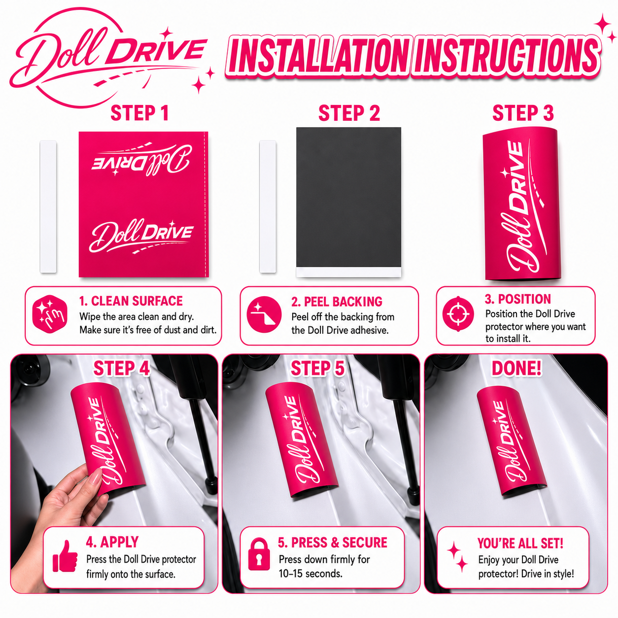 DollDrive™ Car Tag