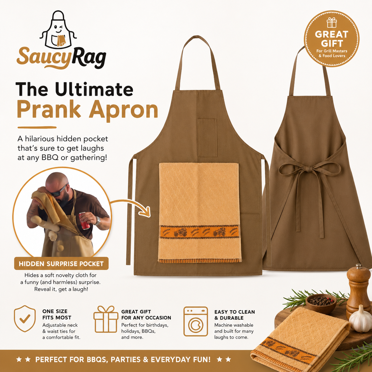 SaucyRag™ Apron