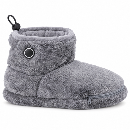 CozyStep heated slipper side view, heat button off